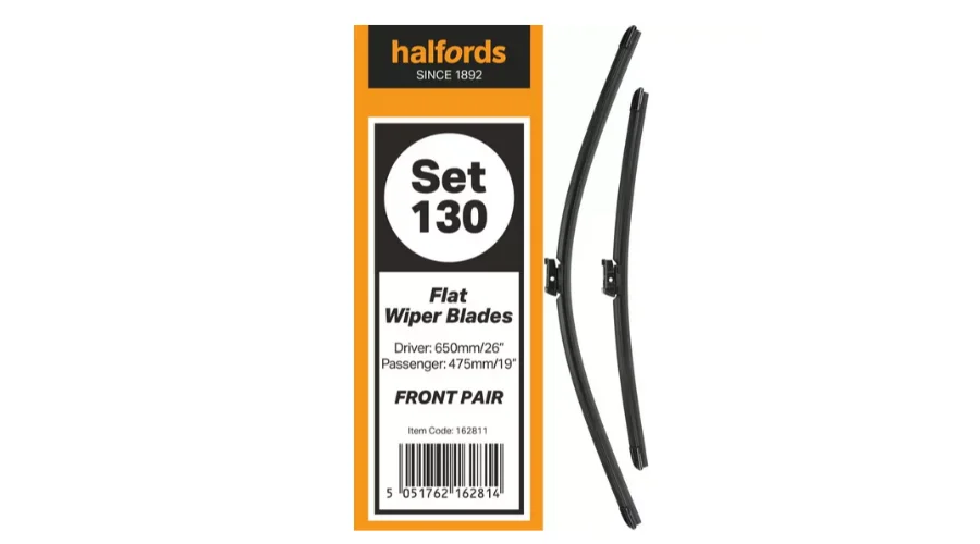 Halfords Set 130 Wiper Blades  | thewebhunting
