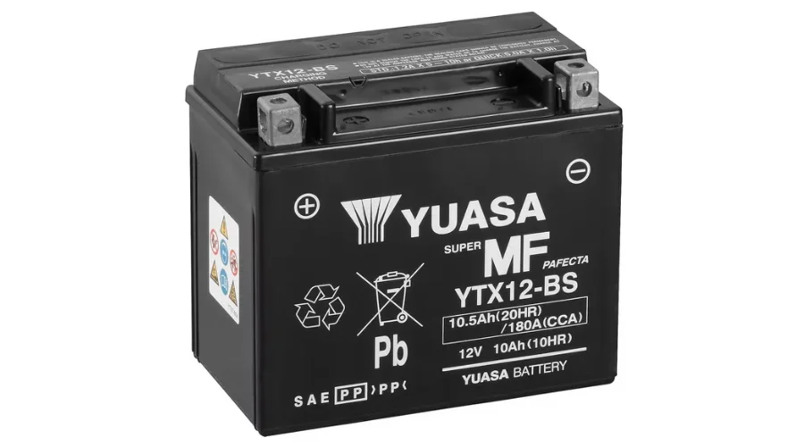Yasa YTX12-BS Maintenace Free Motorcycle Battery | thewebhunting 