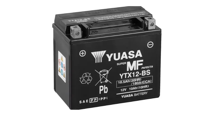 Yasa YTX12-BS Maintenace Free Motorcycle Battery | thewebhunting 