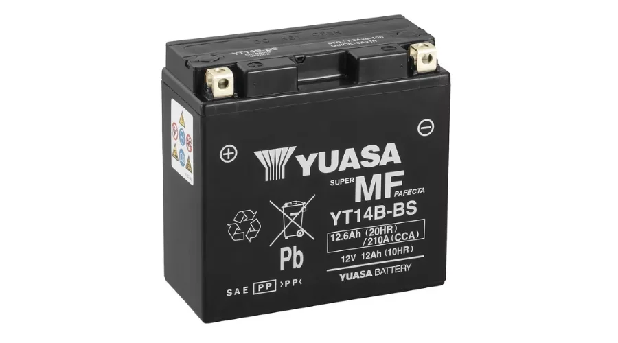 Yuasa Powersport Motorcycle Battery YT144B-Bs | thewebhunting 