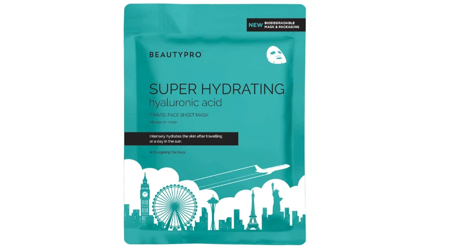 BeautyPro Super Hydrating Hyaluronic Acid Face Sheet Mask