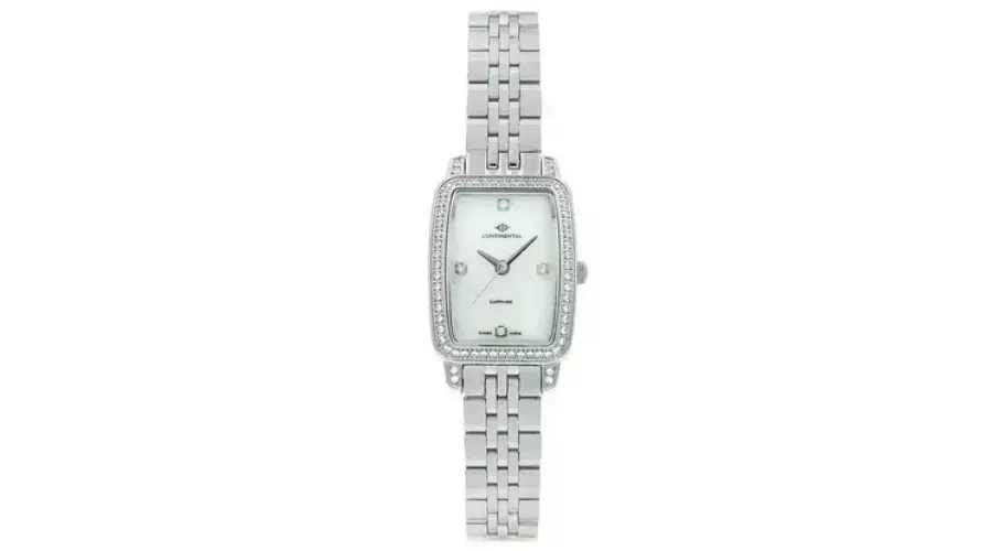 Continental Crystaline Stainless Steel Classic Analogue Watch | Thewebhunting