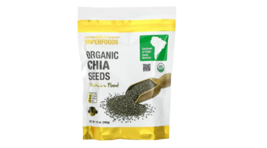 California Gold Nutrition, Supеrfoods, Organic Chia Sееds