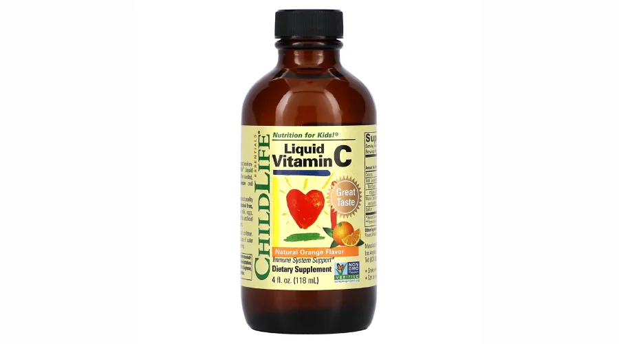ChildLife Essentials, Essentials, Liquid Vitamin C, Natural Orange, 4 fl oz