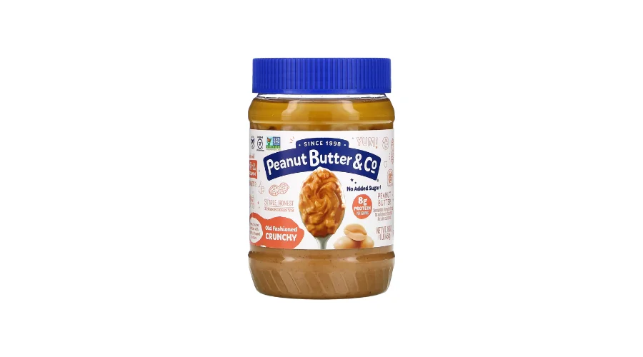 PEANUT BUTTER & CO., OLD FASHIONED CRUNCHY, PEANUT BUTTER, 16 OZ (454 G)