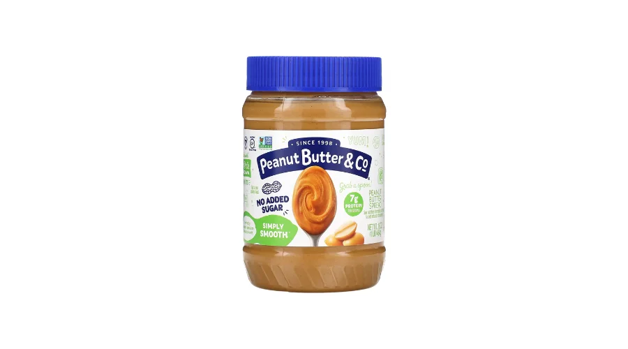 PEANUT BUTTER & CO., PEANUT BUTTER SPREAD, SIMPLY SMOOTH, 16 OZ (454 G)