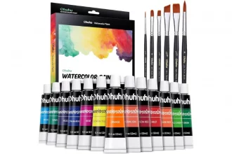 watercolour paints