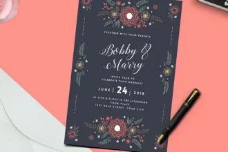 wedding invitation card