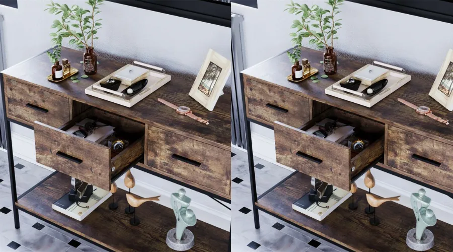 Brooklyn 3-drawer console table
