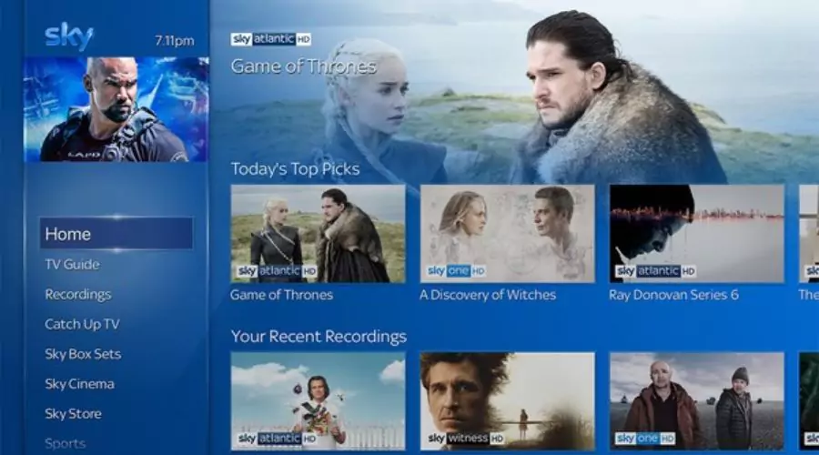 Features of Sky Cinema Movies