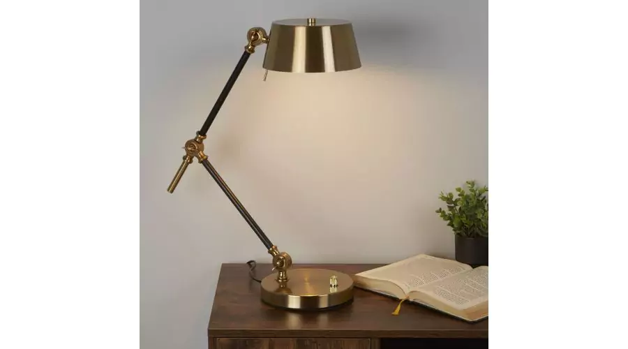 Antique Privet Brass Adjustable Desk Lamps