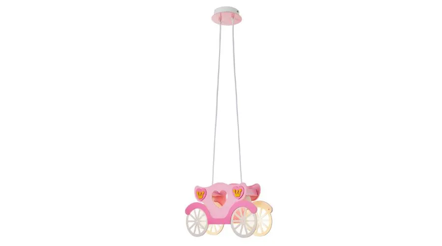 Glow Children’s Princess Carriage Pendant Ceiling Light