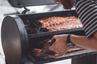 BBQ smokers for slow cooking