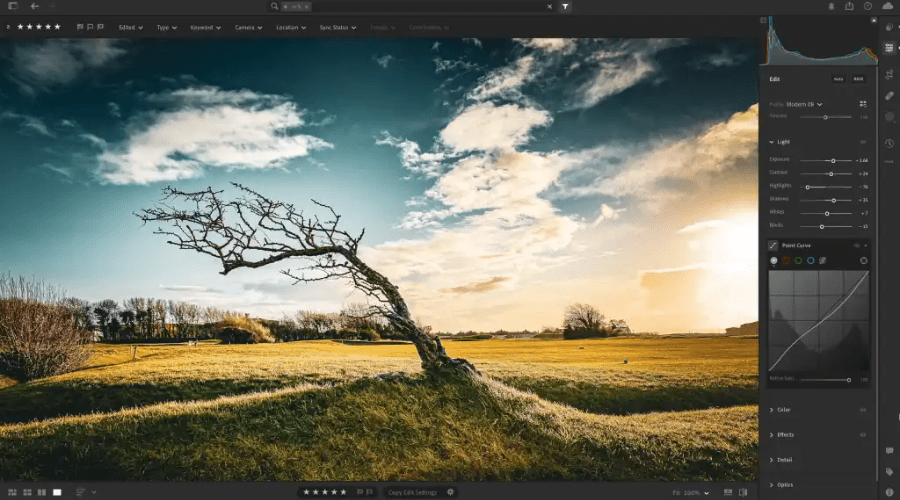Lightroom presets for landscape photography