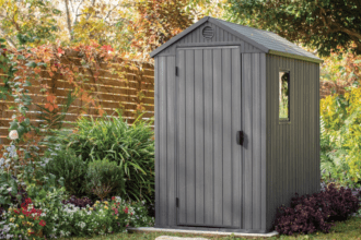 Metal storage sheds for garden tools