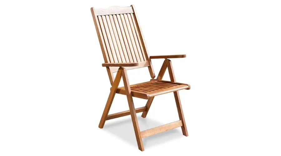 Windsor Wooden Folding Chairs - Brown by BillyOh