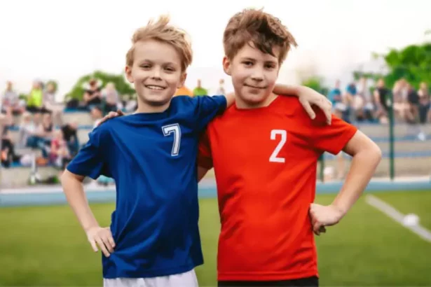 Kids' soccer jersey
