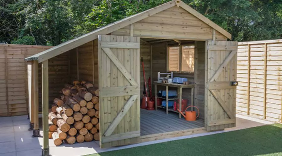 Timberdale T&G Pressure Treated Apex Garden Shed 