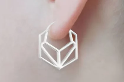 Sterling silver minimalist geometric earrings