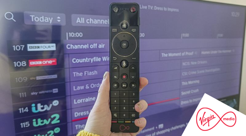 virgin tv remote control issues