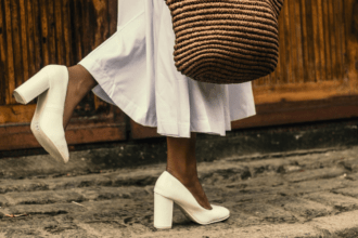 wide fit block heels