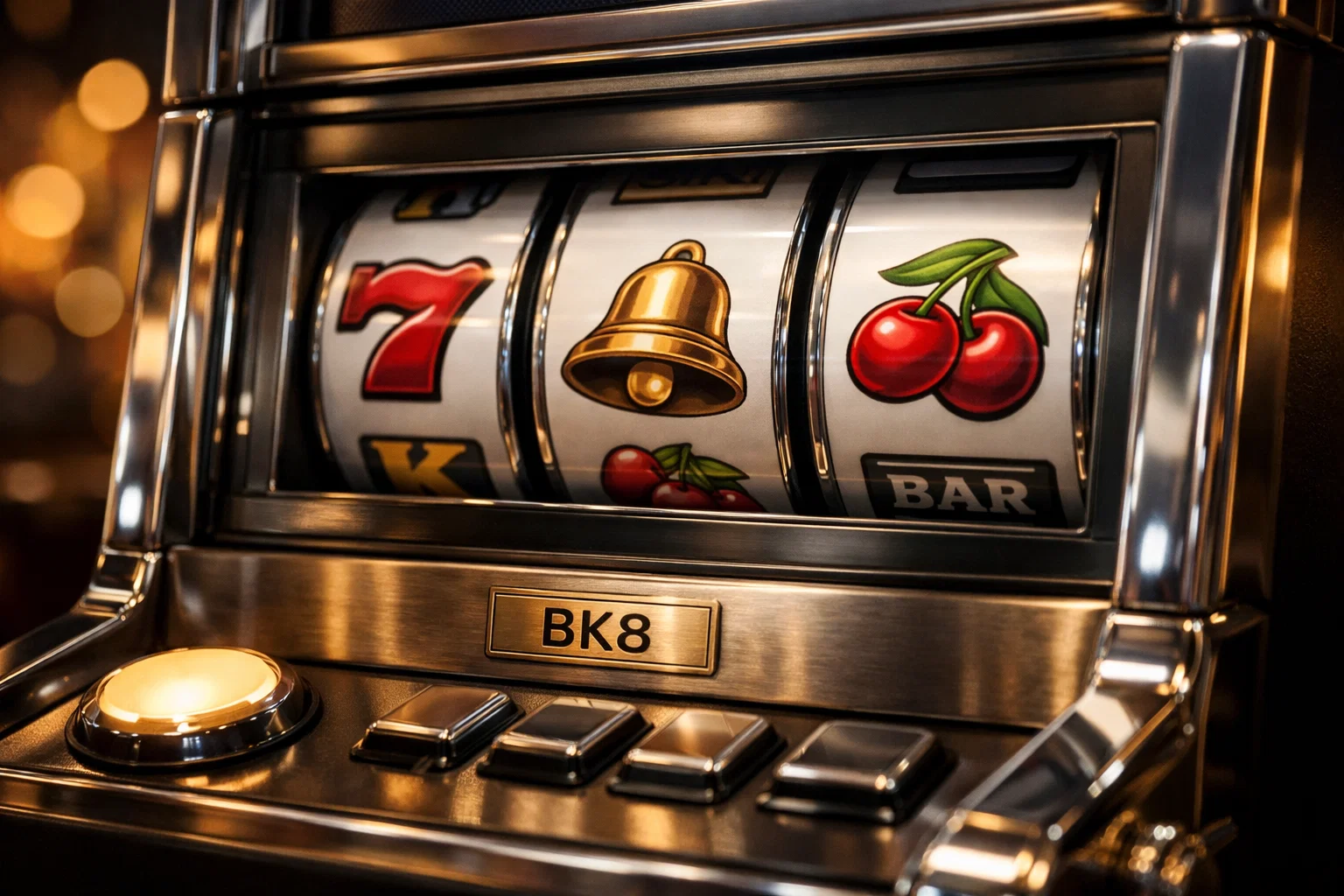 BK8 Casino logo with betting chips